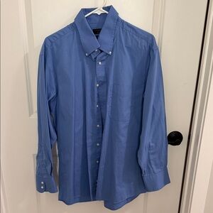 Covington Men's Casual Blue Button Down Shirt